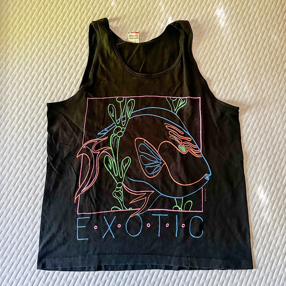 Vintage Exotic Fish Tank Top